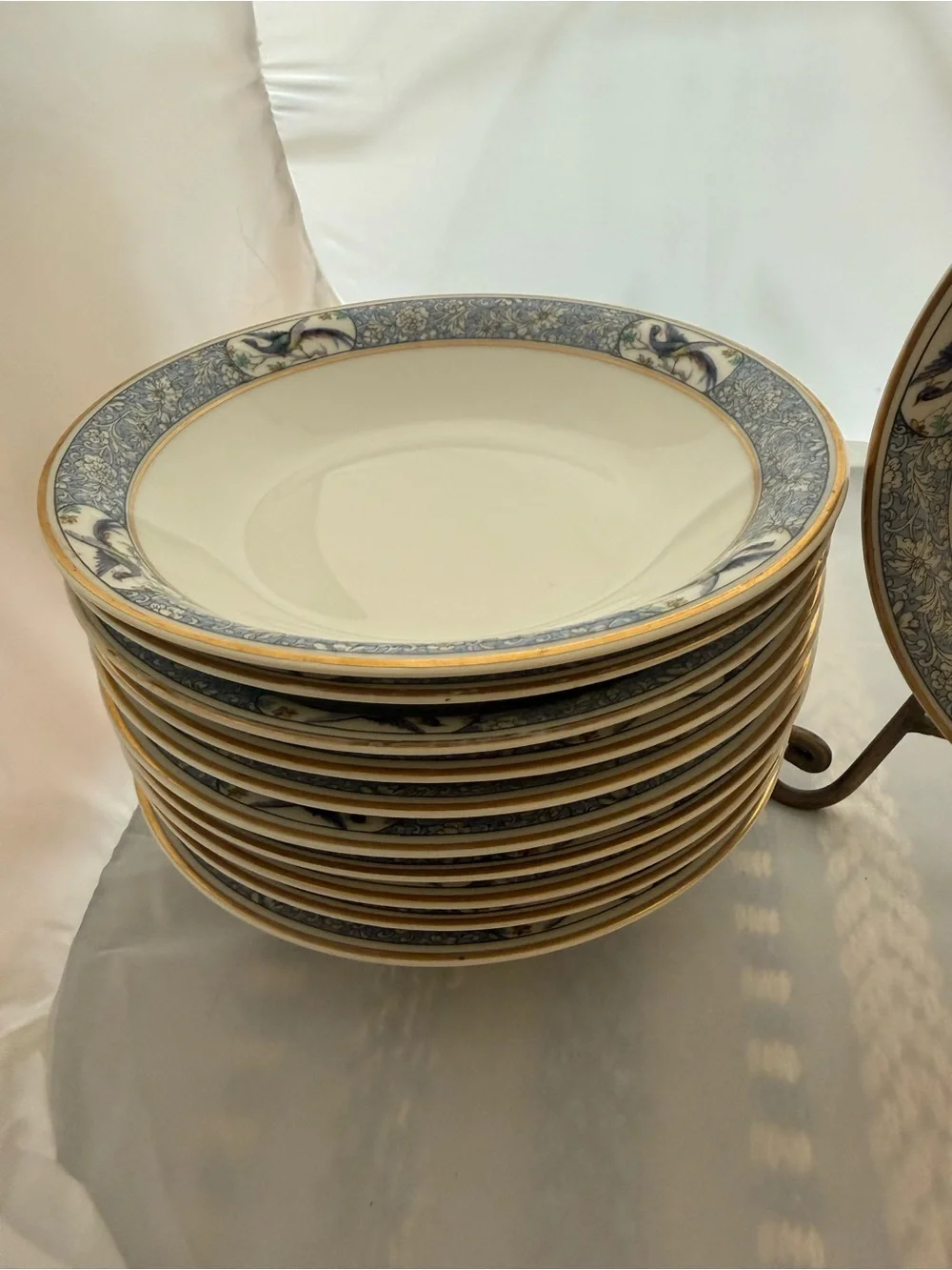 Antique Theodore Haviland Limoges France “Rani” Serving Bowls (set of 11)